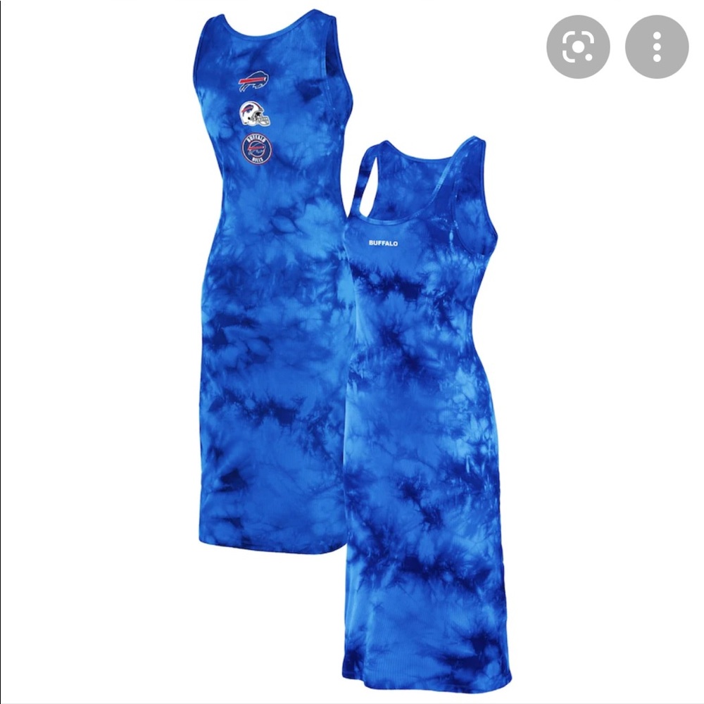 Buffalo bills tie dye dress
